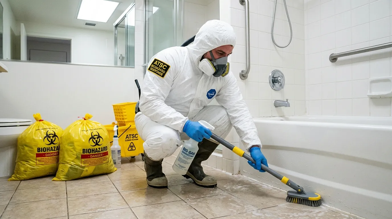 Decontamination equipment deployed for Blood Cleanup in Kirby